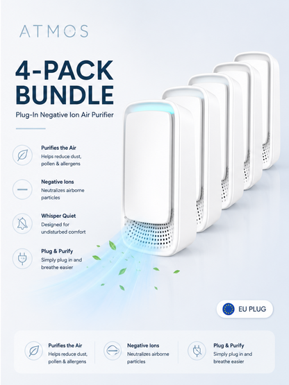 4 Pack Bundle │Plug-In Negative Ion Air Purifiers