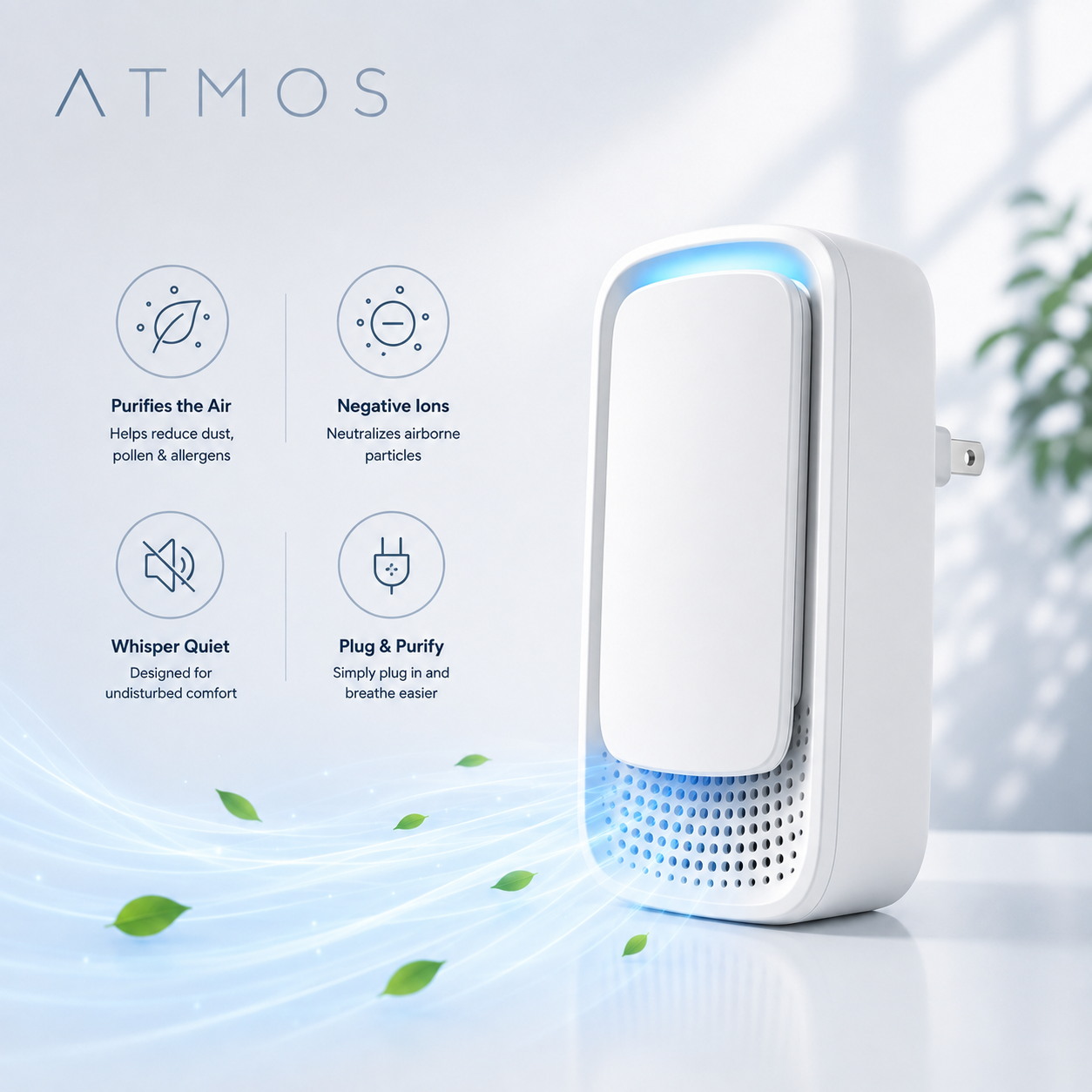 Plug-In Negative Ion Air Purifier